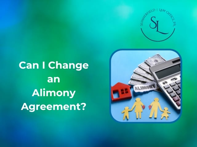 Can I Change an Alimony Agreement?